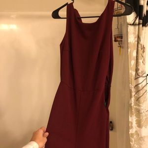 Lulus Maroon Jumpsuit